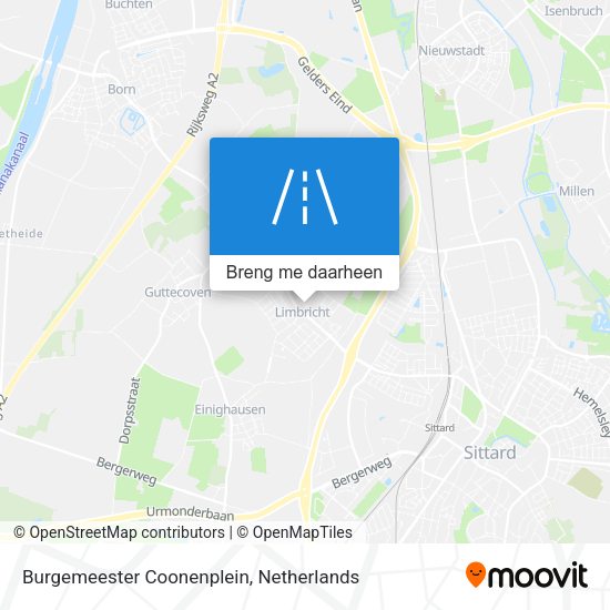 Burgemeester Coonenplein kaart