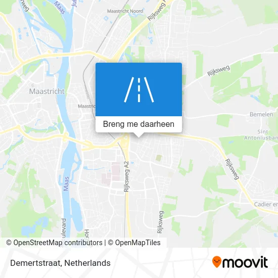 Demertstraat kaart