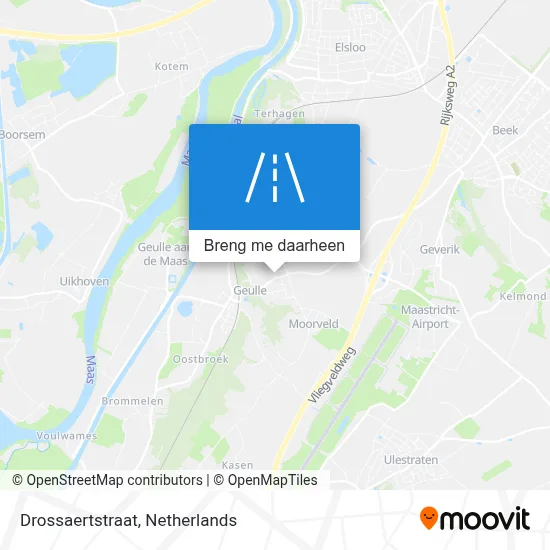 Drossaertstraat kaart