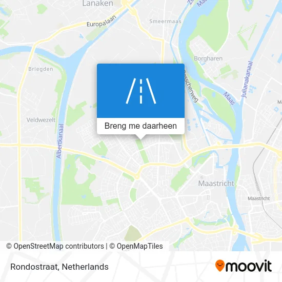 Rondostraat kaart