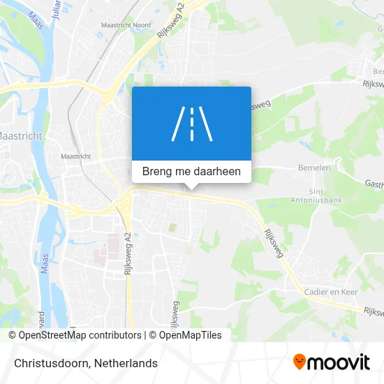 Christusdoorn kaart