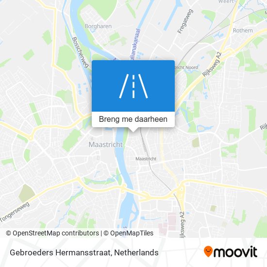 Gebroeders Hermansstraat kaart