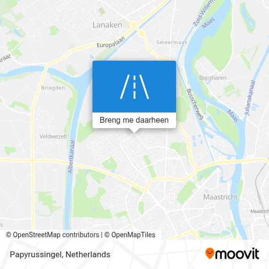 Papyrussingel kaart