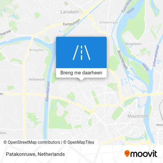 Patakonruwe kaart