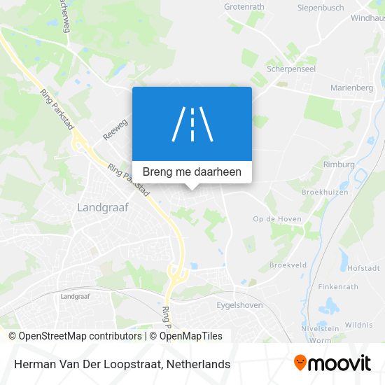 Herman Van Der Loopstraat kaart