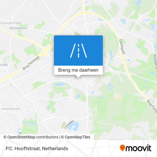P.C. Hooftstraat kaart