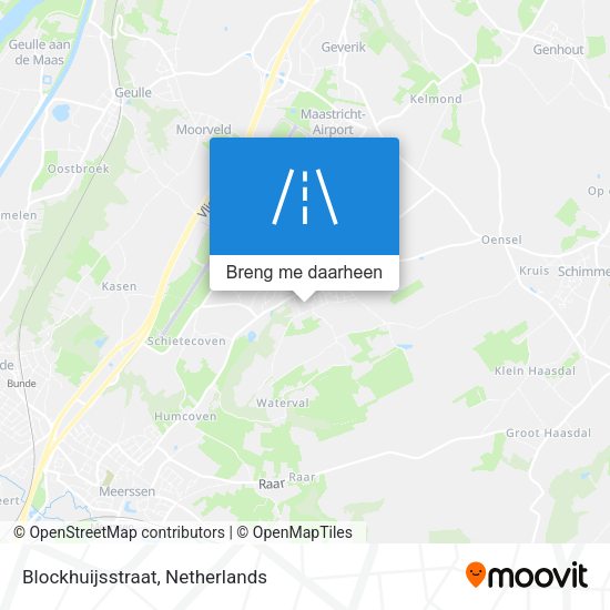 Blockhuijsstraat kaart