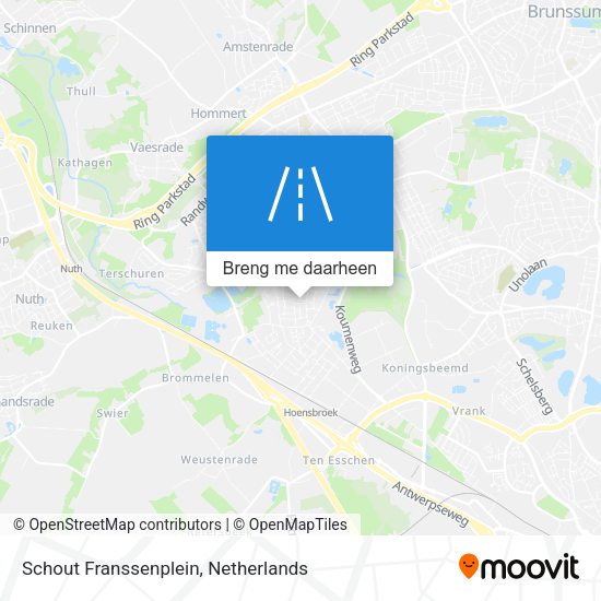 Schout Franssenplein kaart