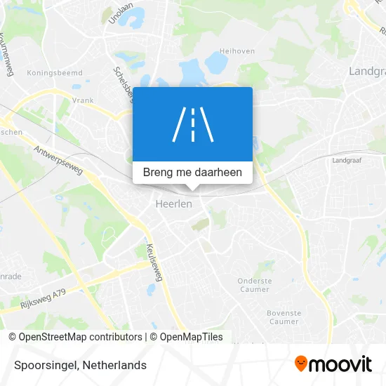 Spoorsingel kaart