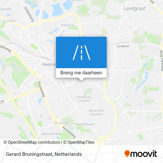 Gerard Bruningstraat kaart