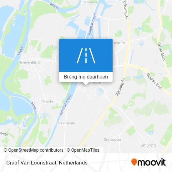 Graaf Van Loonstraat kaart