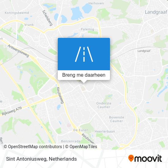 Sint Antoniusweg kaart