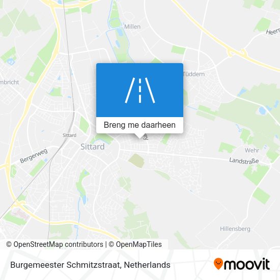Burgemeester Schmitzstraat kaart
