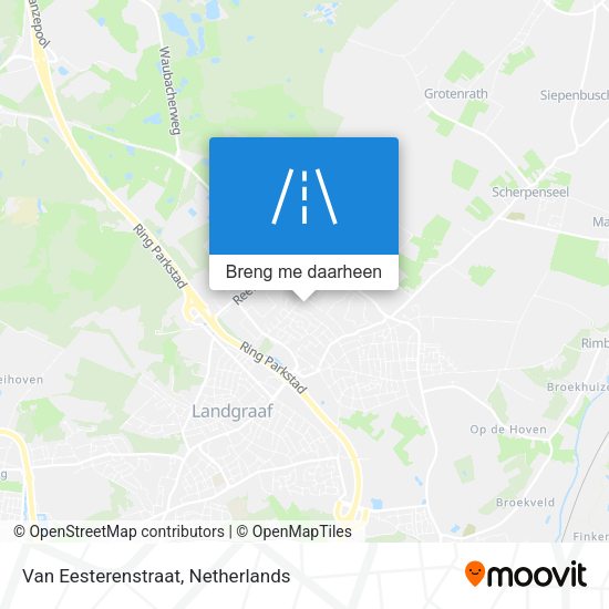 Van Eesterenstraat kaart