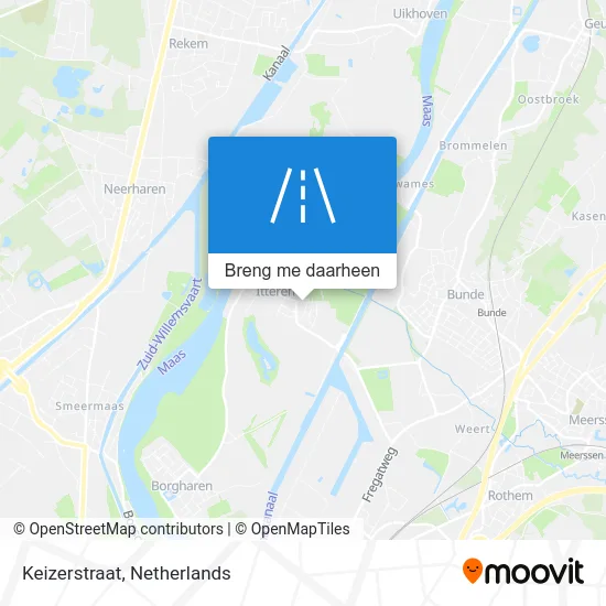 Keizerstraat kaart