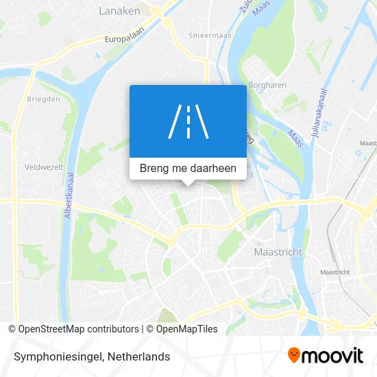 Symphoniesingel kaart