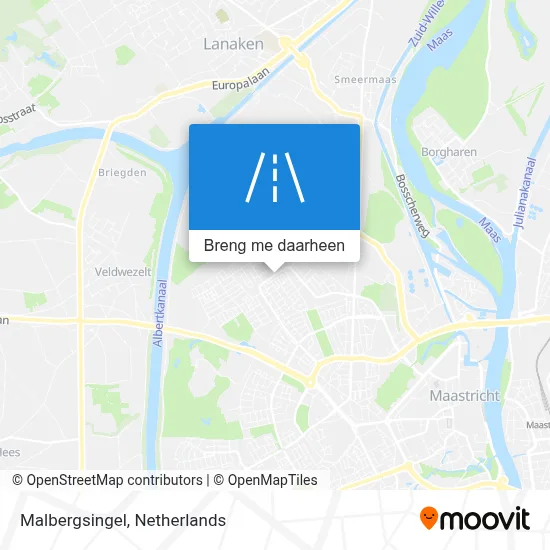 Malbergsingel kaart