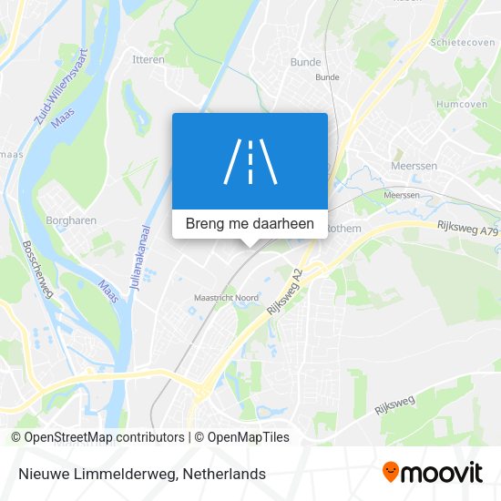 Nieuwe Limmelderweg kaart