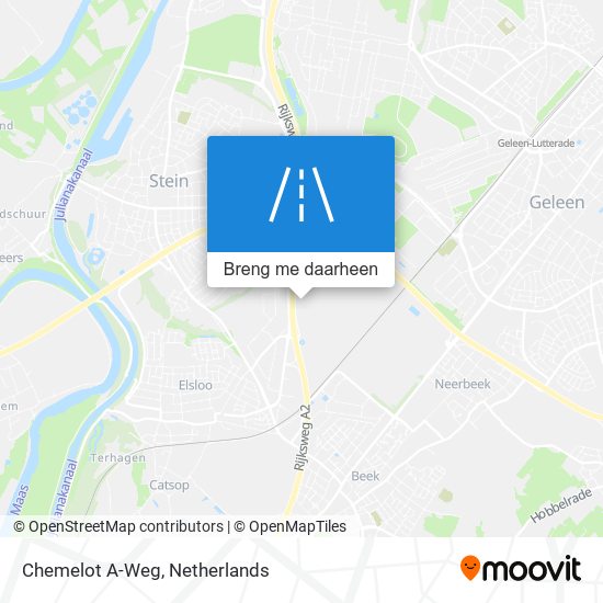 Chemelot A-Weg kaart