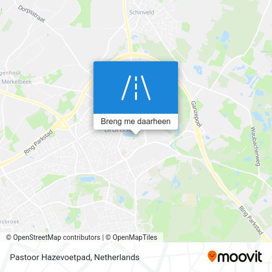 Pastoor Hazevoetpad kaart