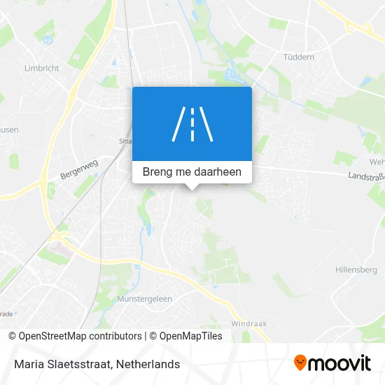 Maria Slaetsstraat kaart