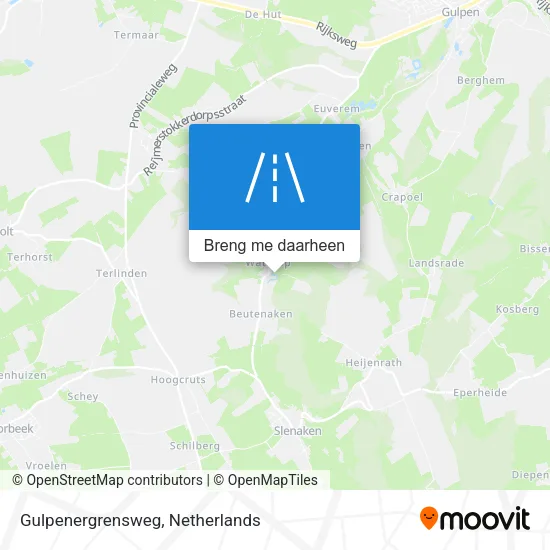 Gulpenergrensweg kaart