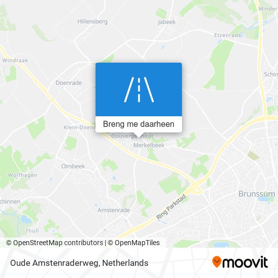 Oude Amstenraderweg kaart