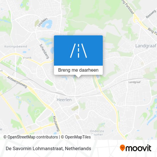 De Savornin Lohmanstraat kaart