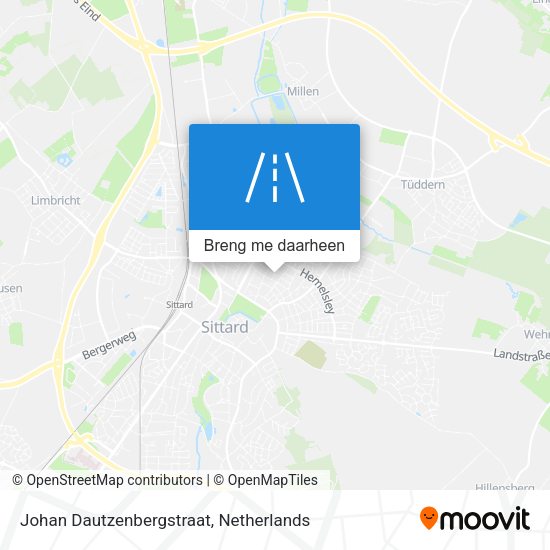Johan Dautzenbergstraat kaart