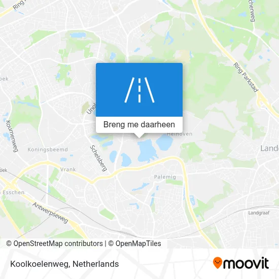 Koolkoelenweg kaart