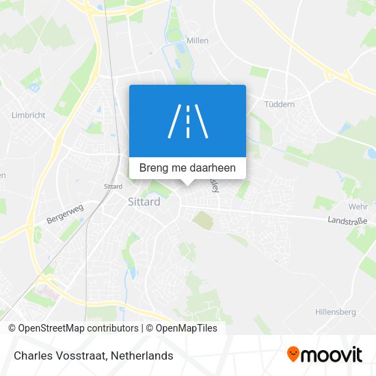 Charles Vosstraat kaart