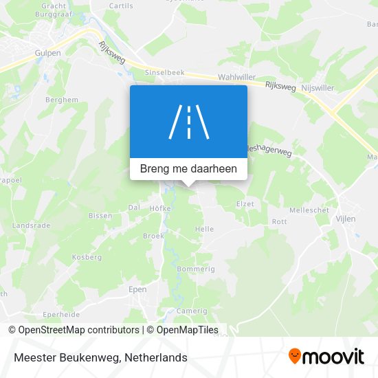 Meester Beukenweg kaart