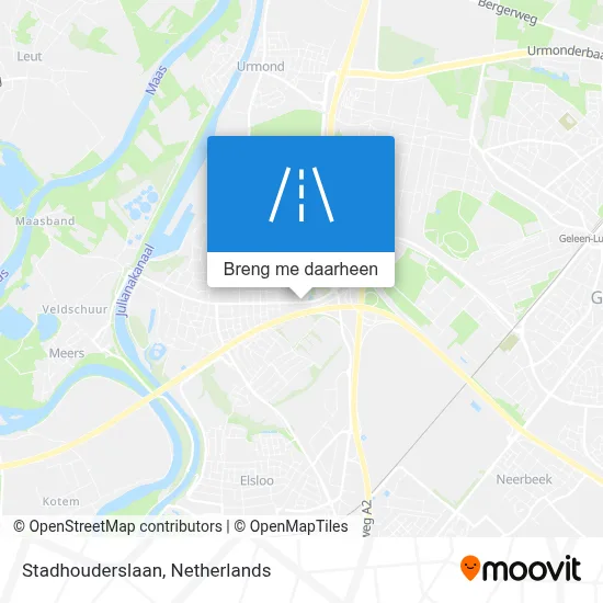 Stadhouderslaan kaart