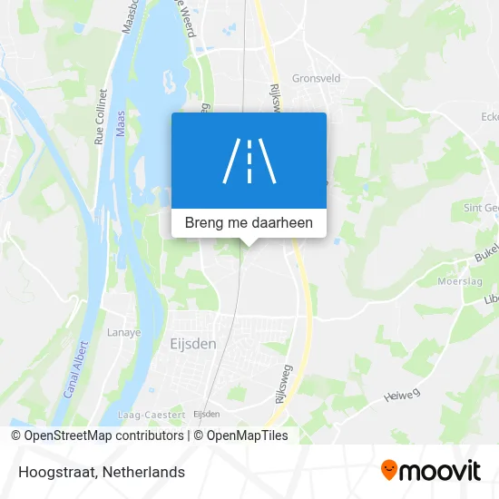 Hoogstraat kaart