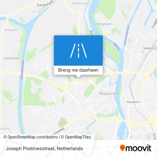 Joseph Postmesstraat kaart
