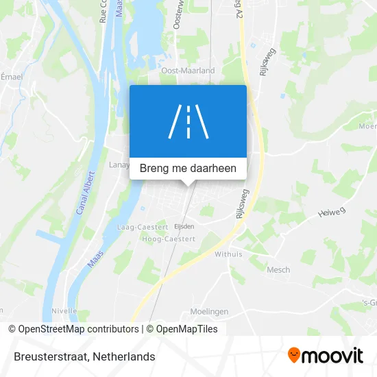 Breusterstraat kaart