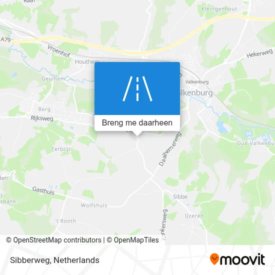 Sibberweg kaart