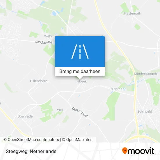 Steegweg kaart