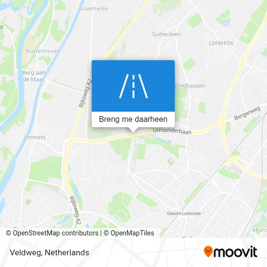 Veldweg kaart