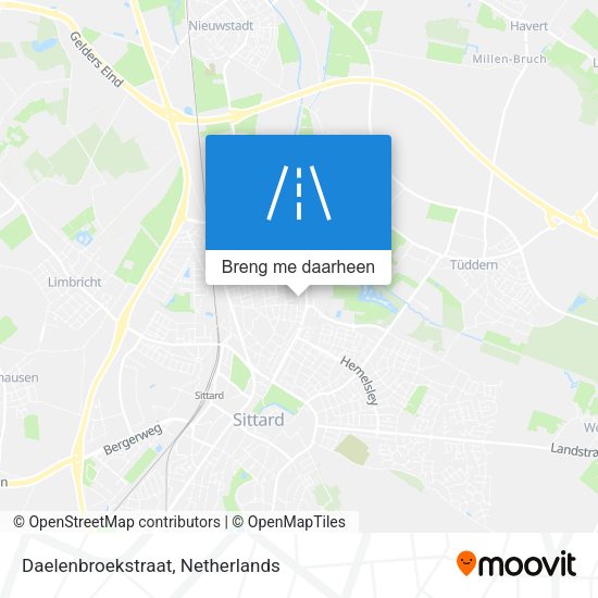 Daelenbroekstraat kaart