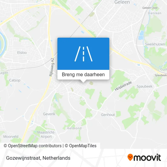 Gozewijnstraat kaart