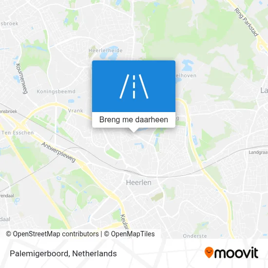 Palemigerboord kaart