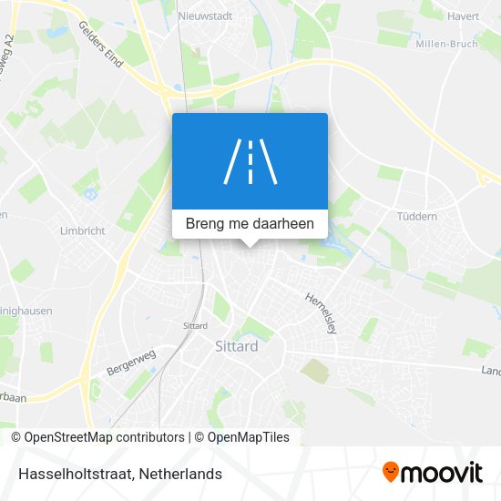 Hasselholtstraat kaart