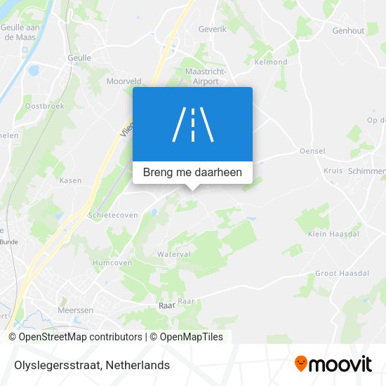 Olyslegersstraat kaart