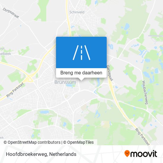 Hoofdbroekerweg kaart