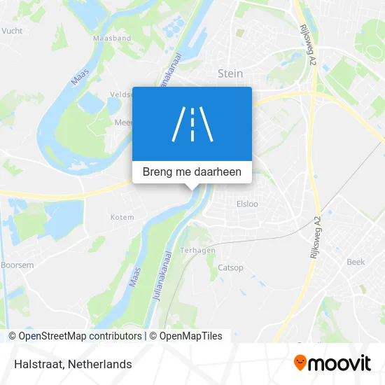 Halstraat kaart