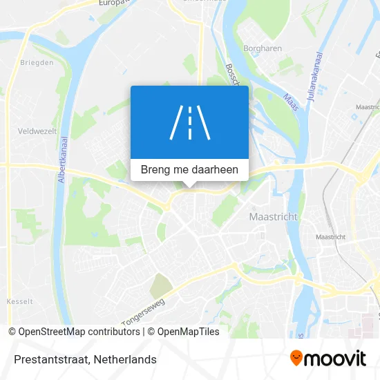 Prestantstraat kaart