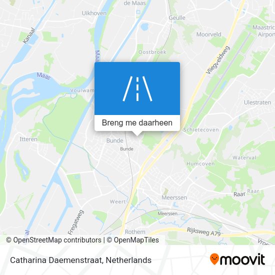 Catharina Daemenstraat kaart
