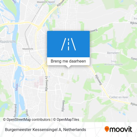 Burgemeester Kessensingel A kaart