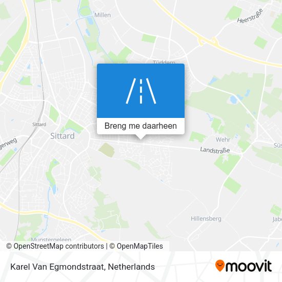 Karel Van Egmondstraat kaart